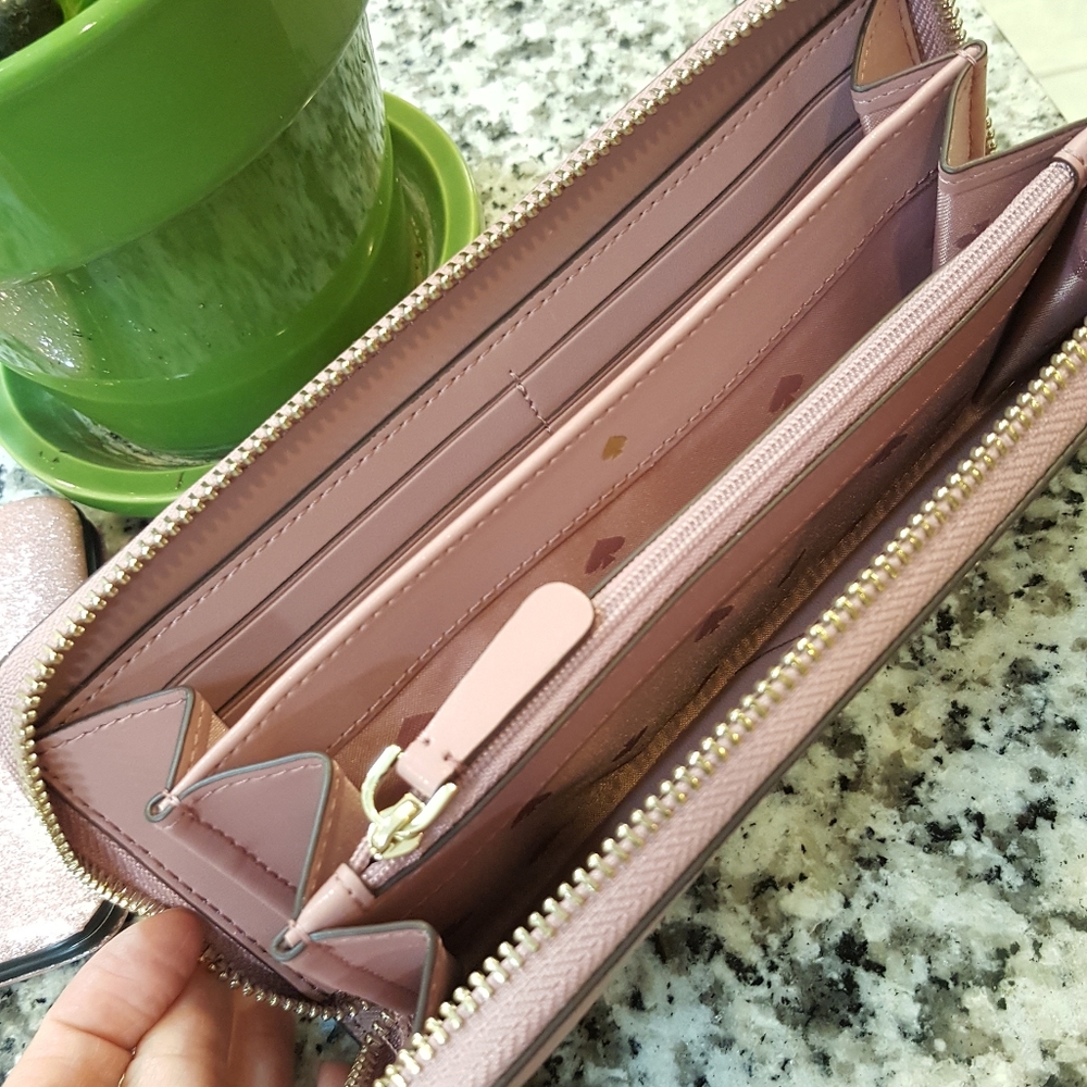 Kate Spade Large Continental Wallet Cameron Peony - Picture 2 of 4